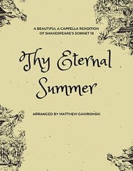Thy Eternal Summer SATB choral sheet music cover